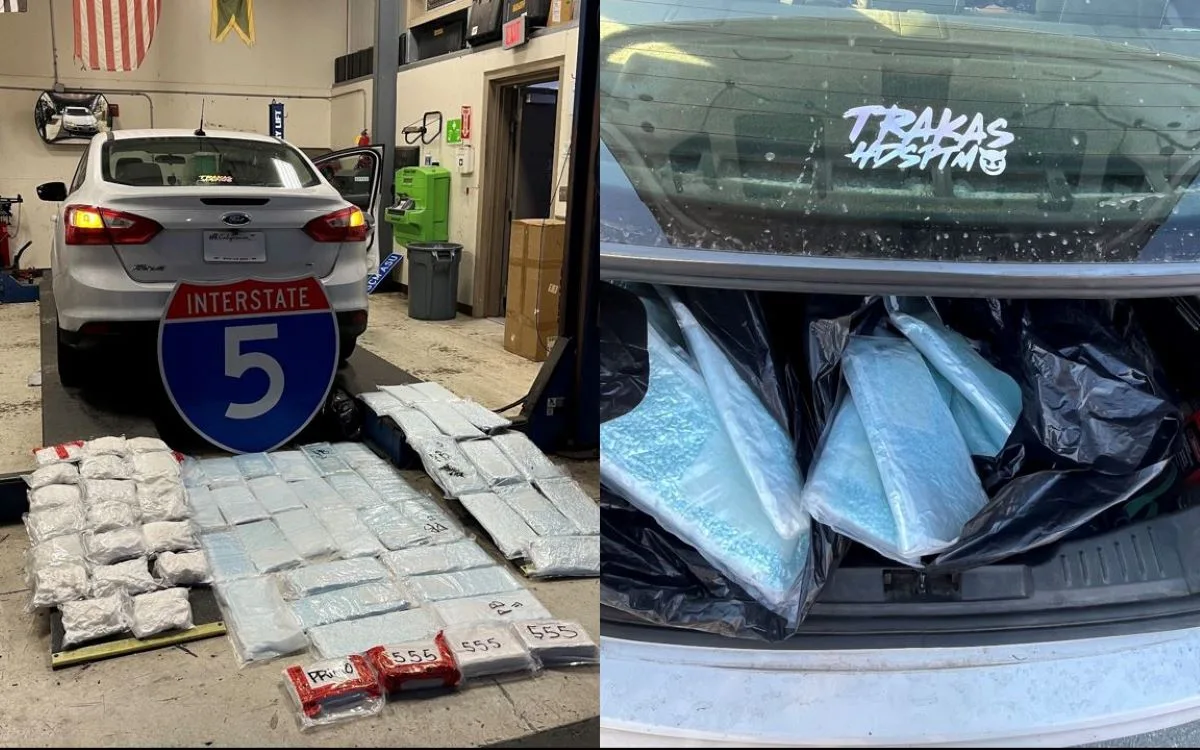 The OC Sheriff and Border Patrol agents made 2 arrests and seized over 890K Fentanyl pills