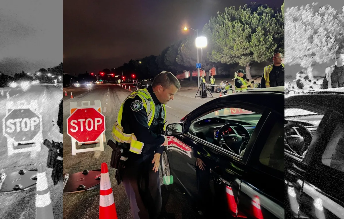 The Irvine Police Dept is conducting a DUI and Drivers License checkpoint on Nov 15