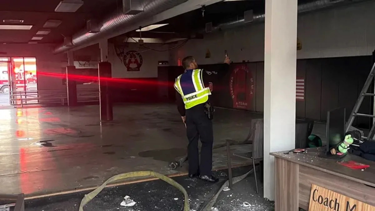 A-Team Jiu-Jitsu school damaged by fire