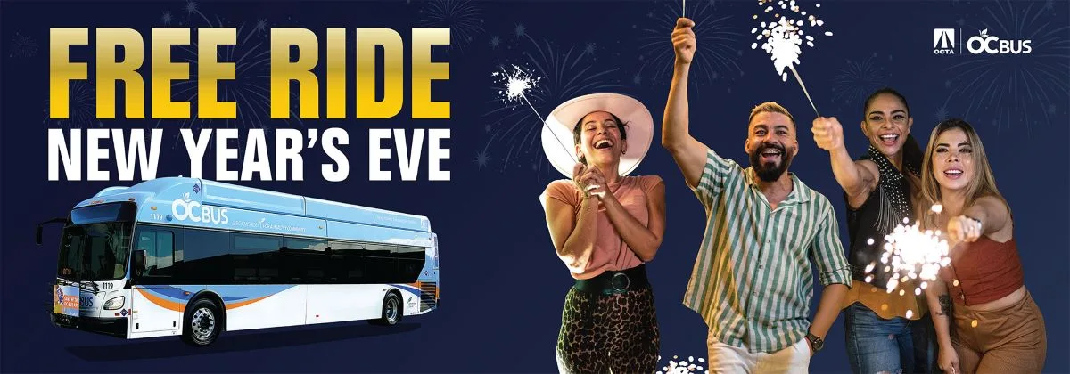 Free OCTA bus rides on New Years Eve