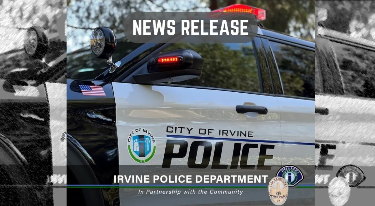 Irvine Police News Release