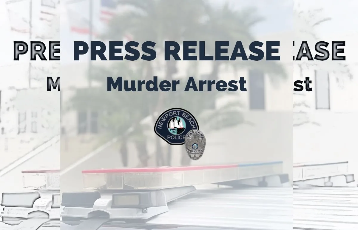 OC man arrested for the cold case murder of a Newport Beach man 41 years ago