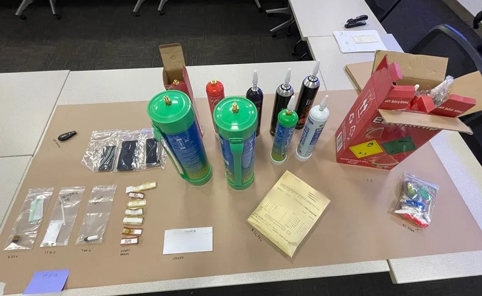 Tustin police officers arrested three suspects and seized 29 grams of cocaine