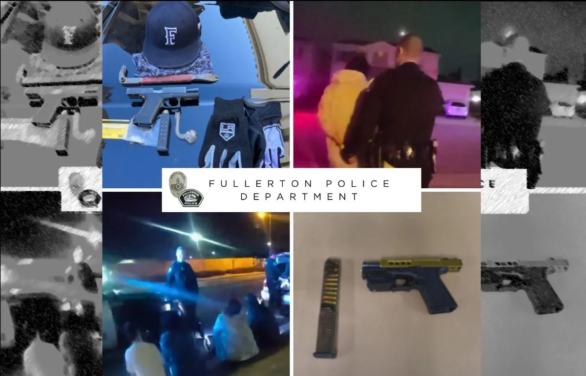 Police officers in North OC made several arrests on gun and drug charges