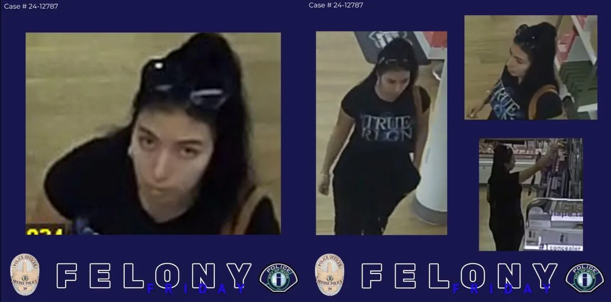 The Irvine Police are trying to identify a woman who stole over $4K worth of cosmetics from Ulta Beauty