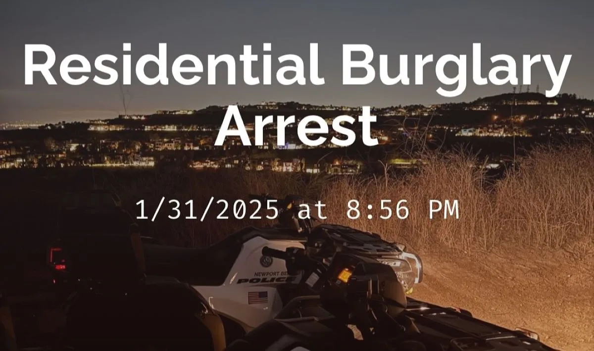 Chilean burglar arrested during a burglary in Orange County