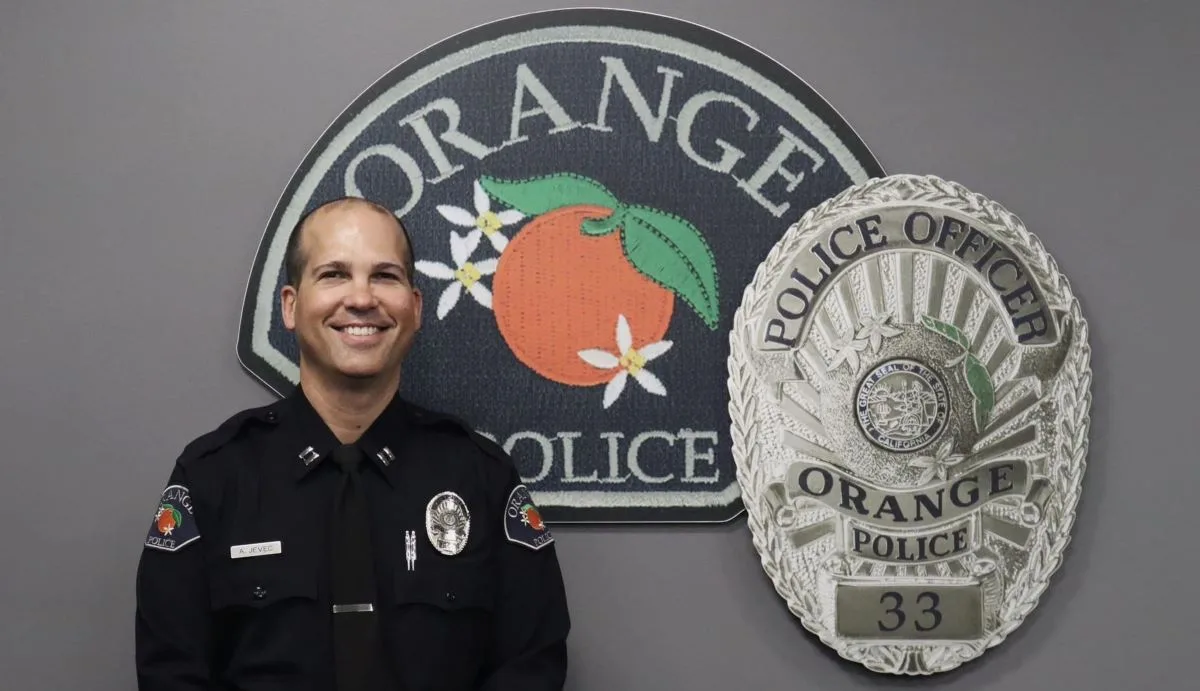 The City of Orange has appointed a new Chief of Police Adam Jevec