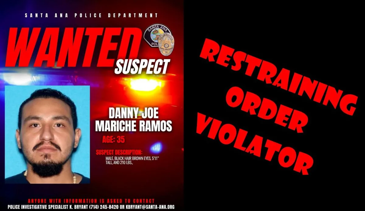 The SAPD is searching for Danny Joe Mariche Ramos, who is accused of violating a restraining order repeatedly