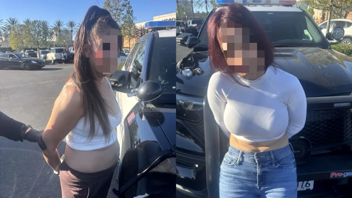 Two Santa Ana women arrested for allegedly shoplifting nearly $4K worth of merch at the Irvine Spectrum