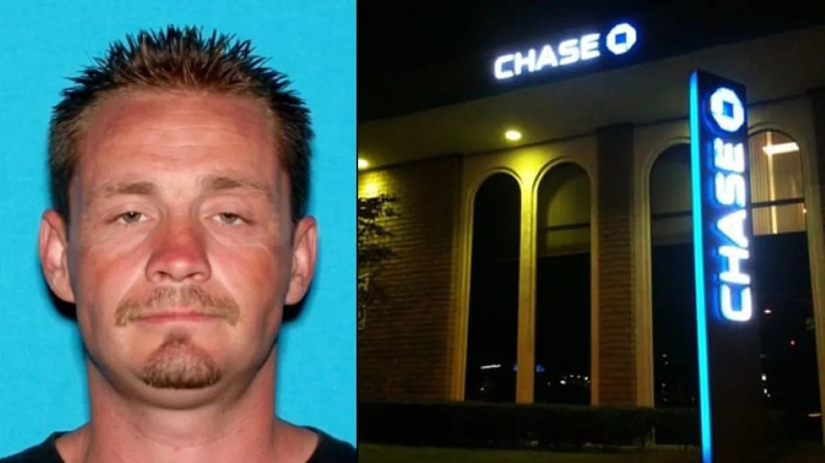 An armed bank robbery suspect was arrested in coastal Orange County