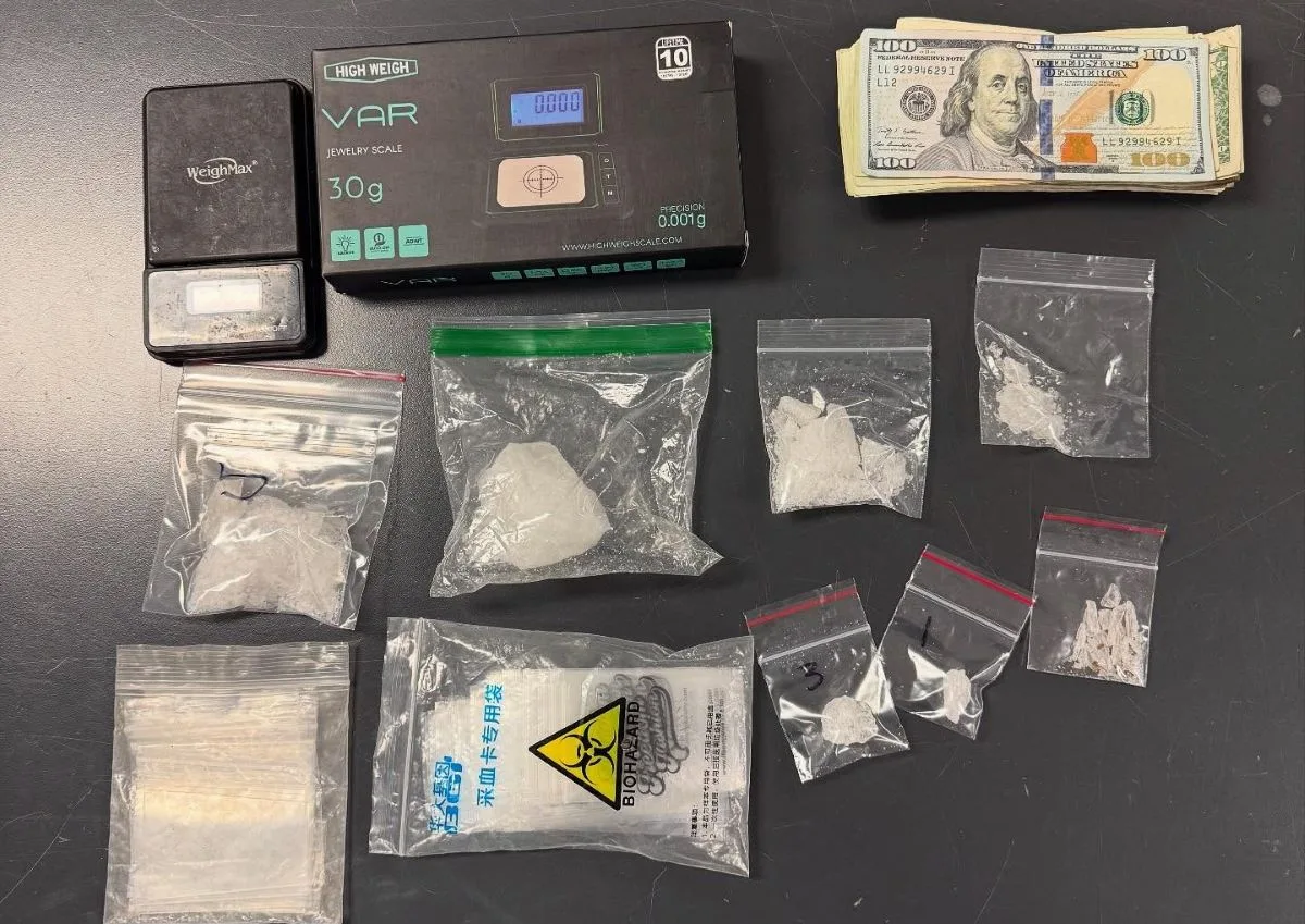 Drugs and cash seized by OC deputies in Anaheim