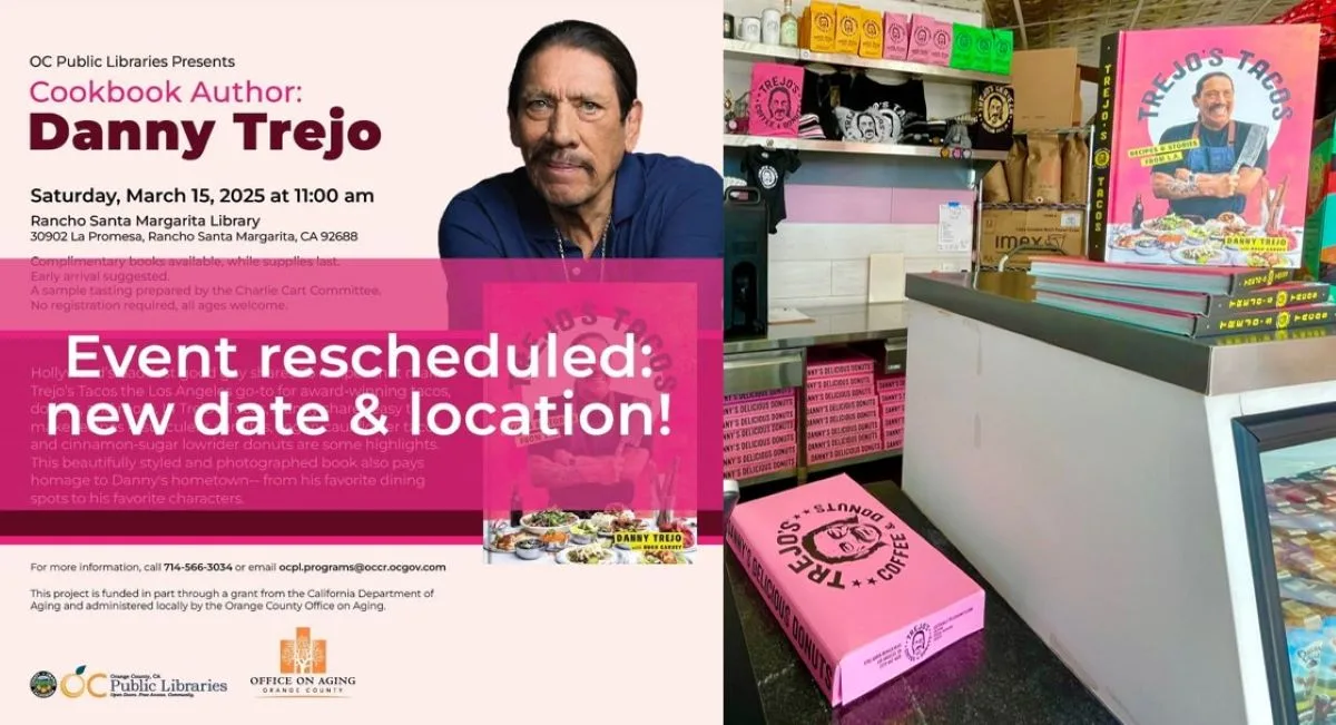 OC Public Libraries welcomes bestselling author actor and business owner Danny Machete Trejo