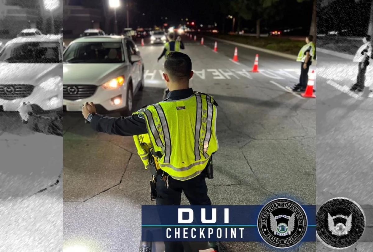 The Irvine Police are conducting a DUI Checkpoint on March 7