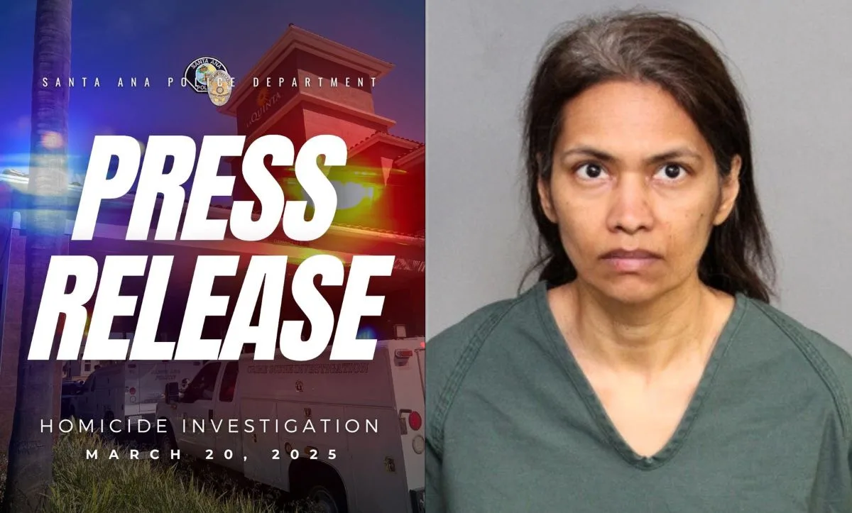 The SAPD has identified the Irvine woman arrested for killing her child at a local hotel