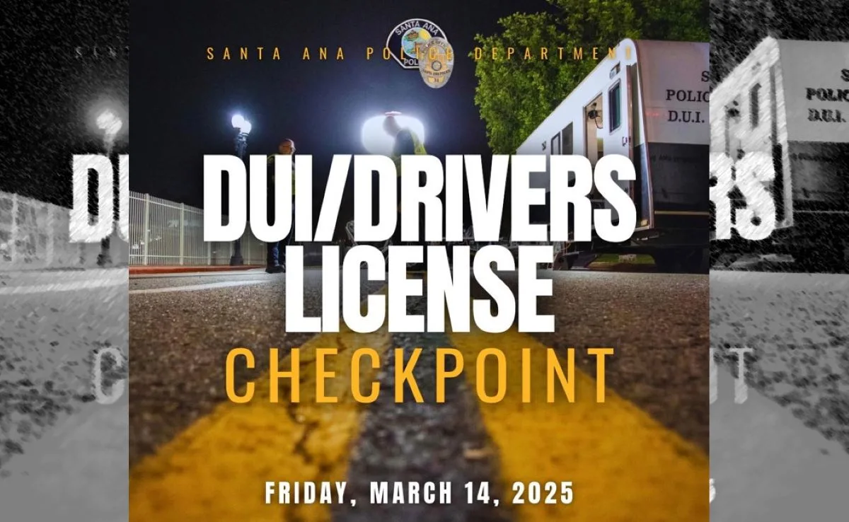 The SAPD is conducting a DUI and Drivers License Checkpoint tonight