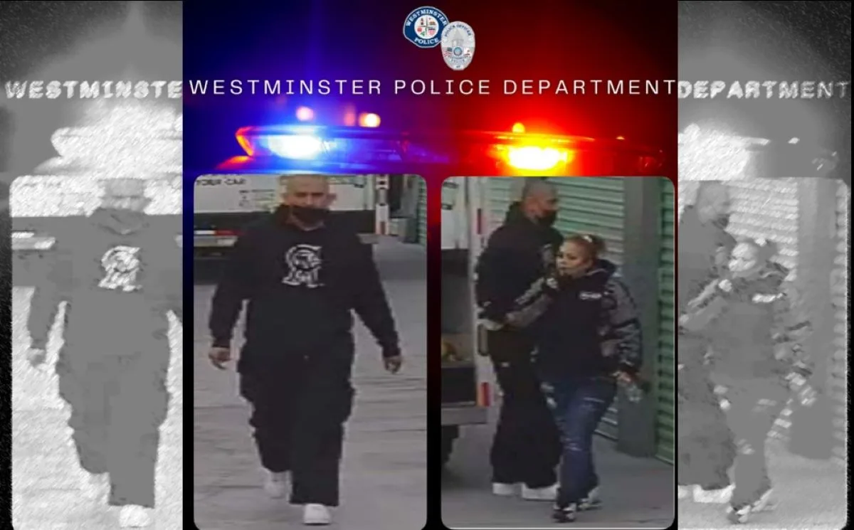 The Westminster police are searching for a pair of burglary suspects