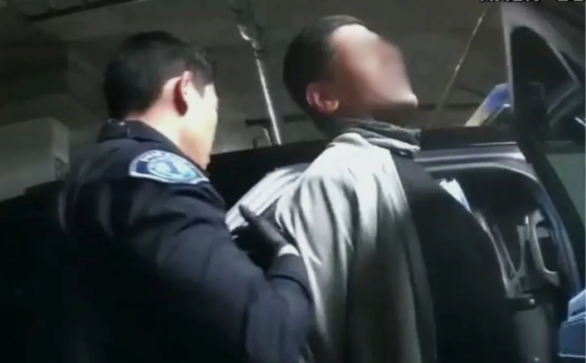 A package theft suspect in Irvine arrested on several felony charges while sleeping in his car