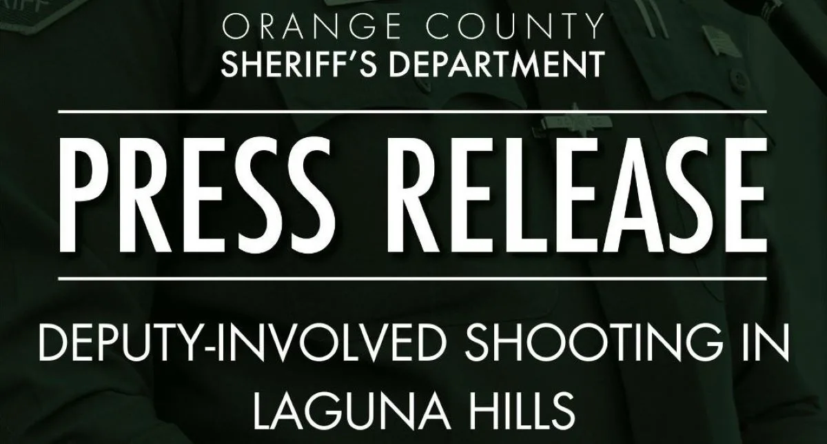 An armed man was shot by OC Deputies when he moved towards them