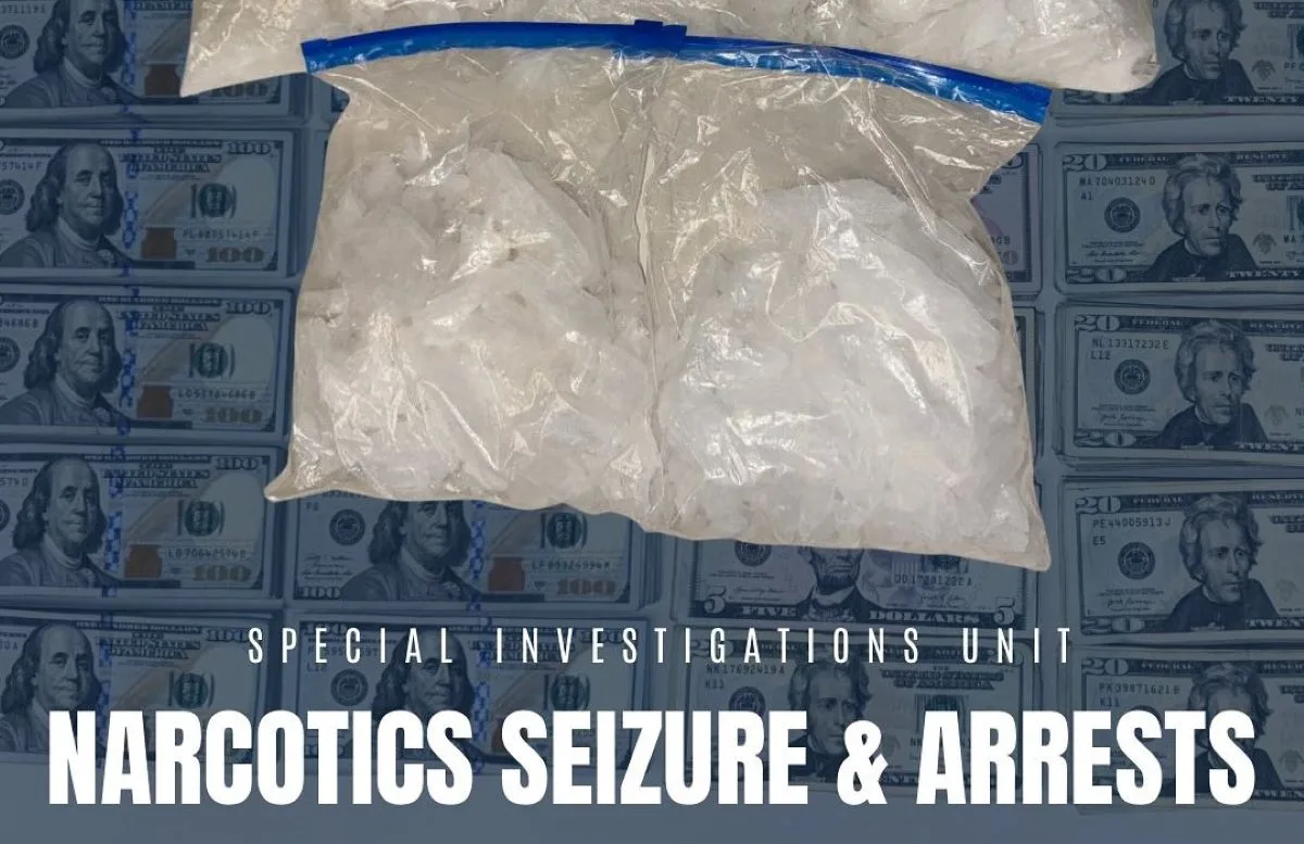 Costa Mesa police arrested two suspects and seized drugs and over $87K in cash