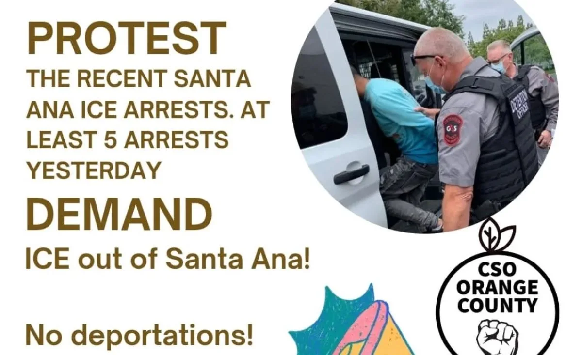 Santa Ana braces for a protest after recent ICE arrests