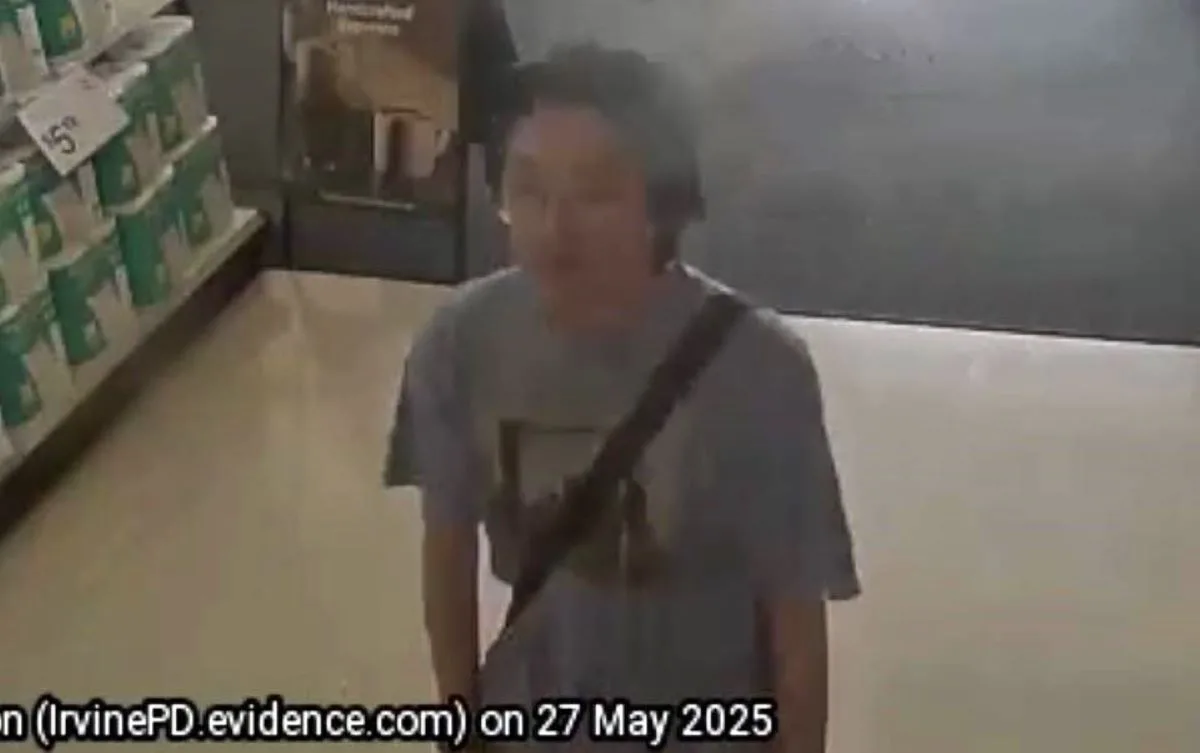 Wine theft suspect in Irvine