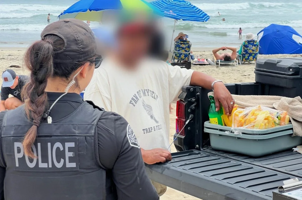 OCs coastal police cracking down on illegal street vending