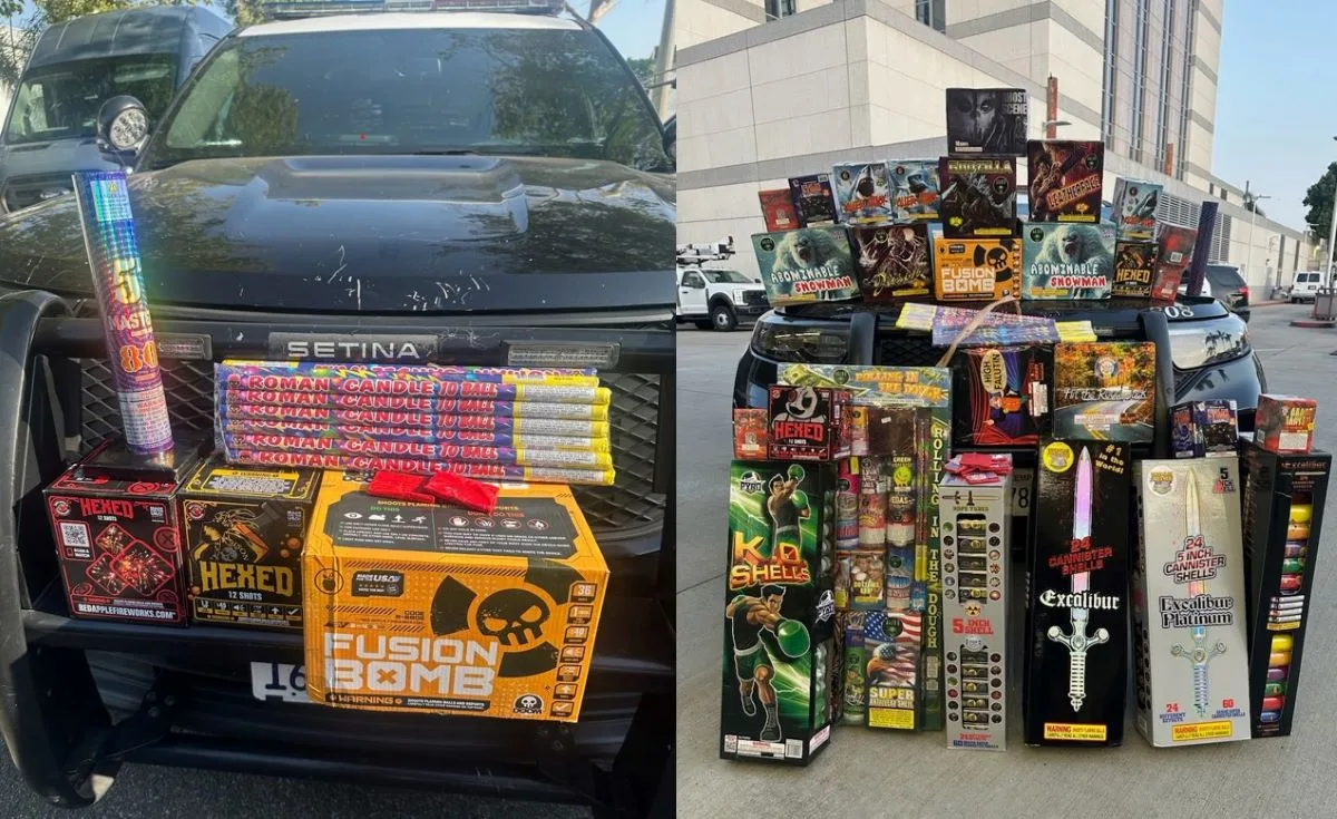 SAPD officers seized about $3K worth of illegal fireworks