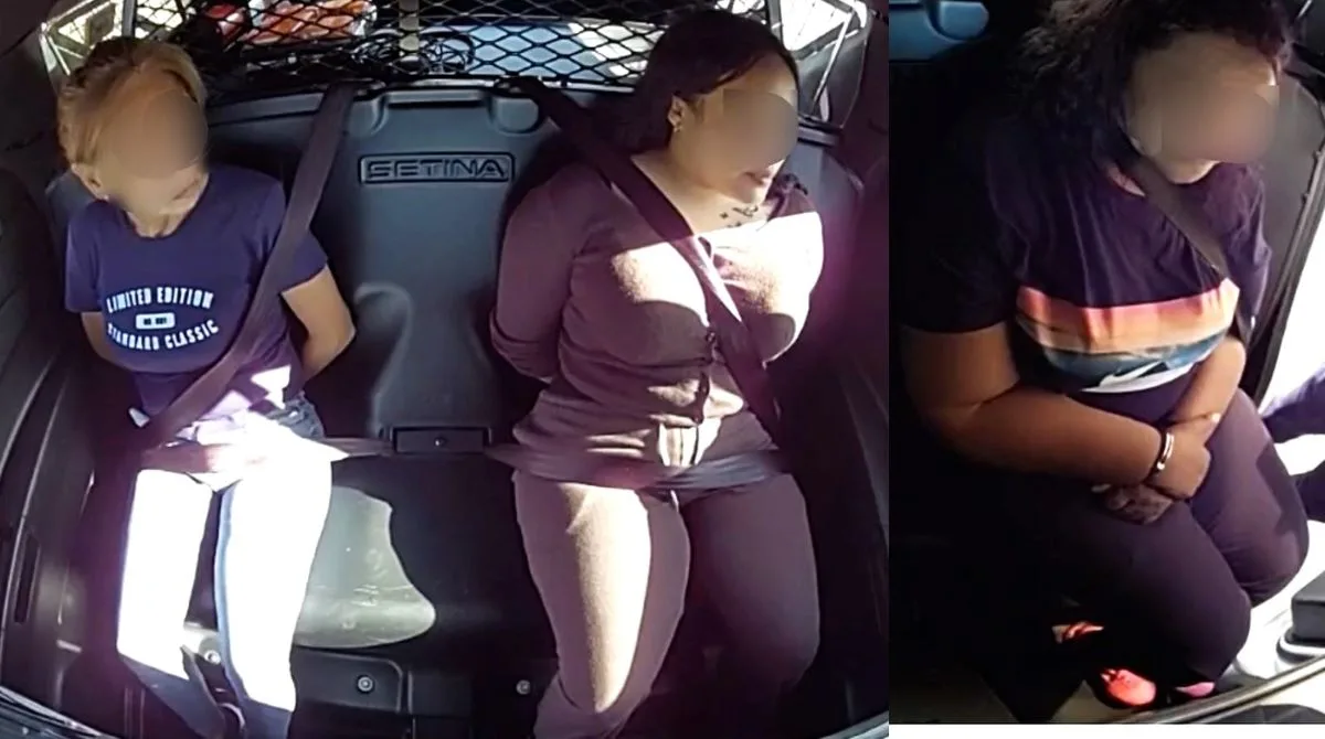 Dayana Rosa Hernandez, Luz Dary Soto and Michel Rivera Taborda were arrested for stealing expensive apparel at the Irvine Spectrum