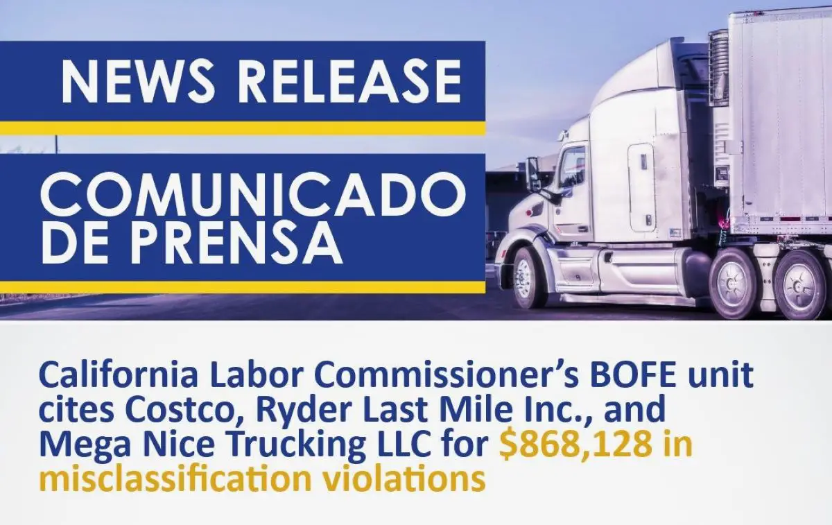 Costco, shipping companies accused of treating drivers as contractors instead of employees