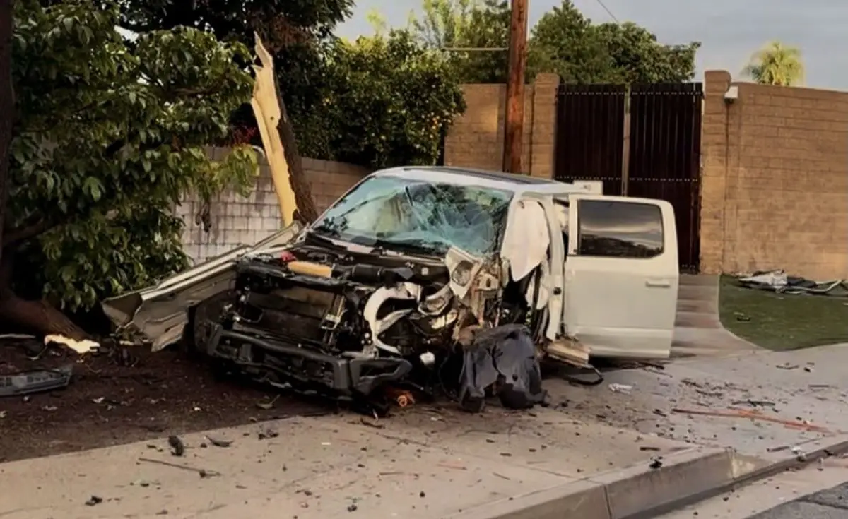 Reckless DUI driver crashes into electrical pole during Fountain Valley police pursuit